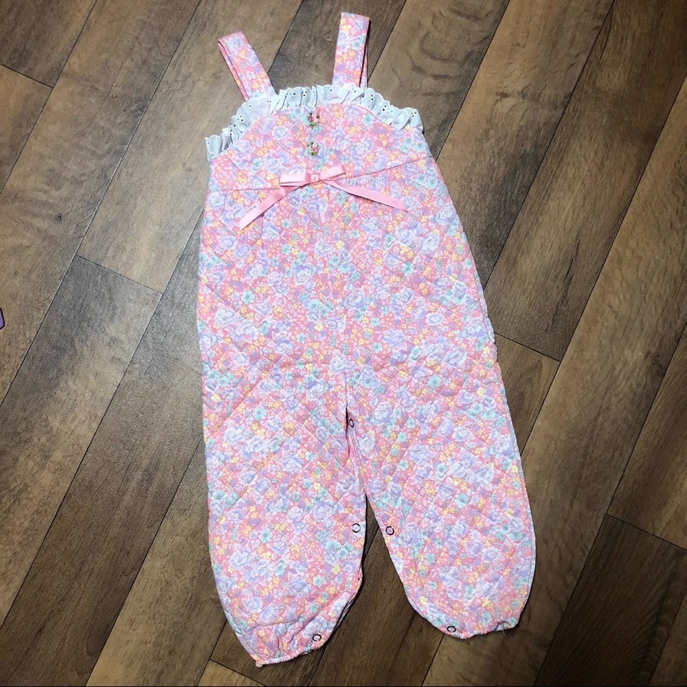 NOS Quilted Overalls